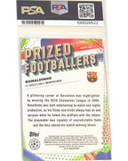 Ronaldinho Prized Footballers Topps Finest UCC /30, PSA 9