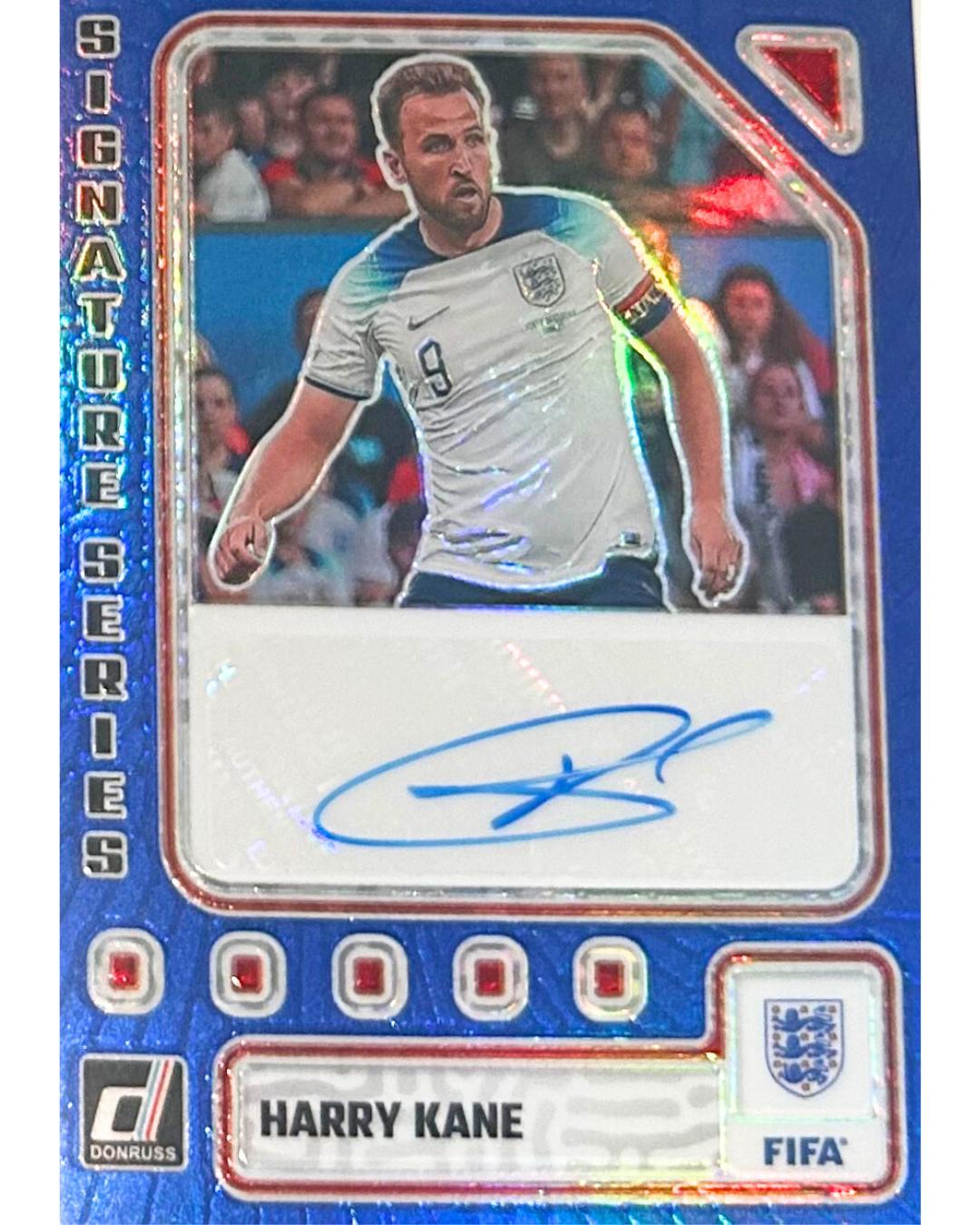 2023-24 Panini Donruss Fifa - Signature Series Harry Kane Blue Prizm /99